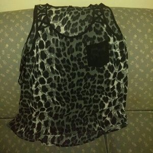 Cute leopard print tank